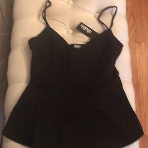 Black Lulu’s peplum top